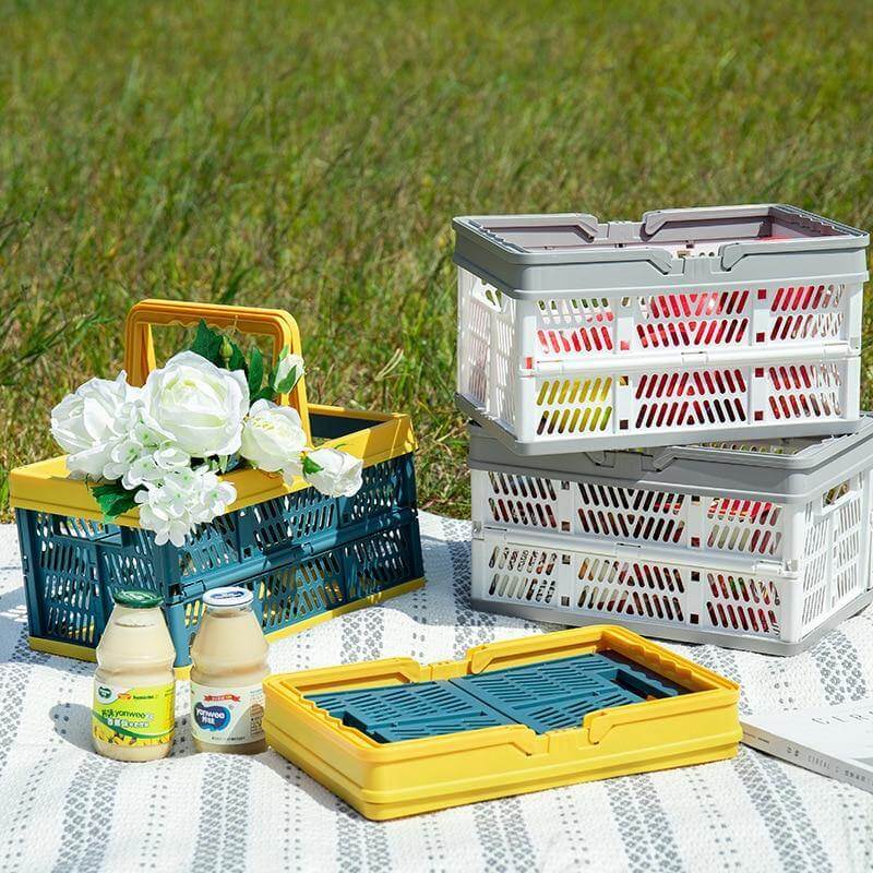 Foldable Easy Shopping Folding Basket - MaviGadget
