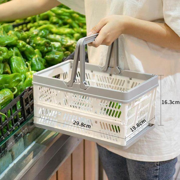Foldable Easy Shopping Folding Basket - MaviGadget