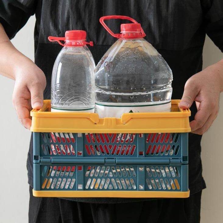 Foldable Easy Shopping Folding Basket - MaviGadget