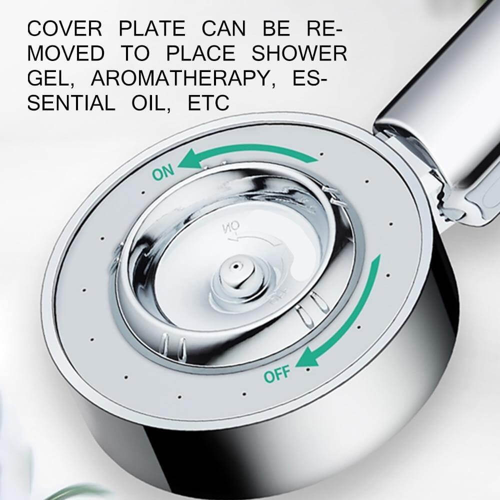 Double-Sided High Pressure Soap Dispensing Shower Head - MaviGadget