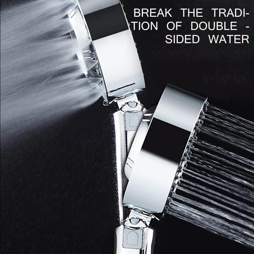 Double-Sided High Pressure Soap Dispensing Shower Head - MaviGadget