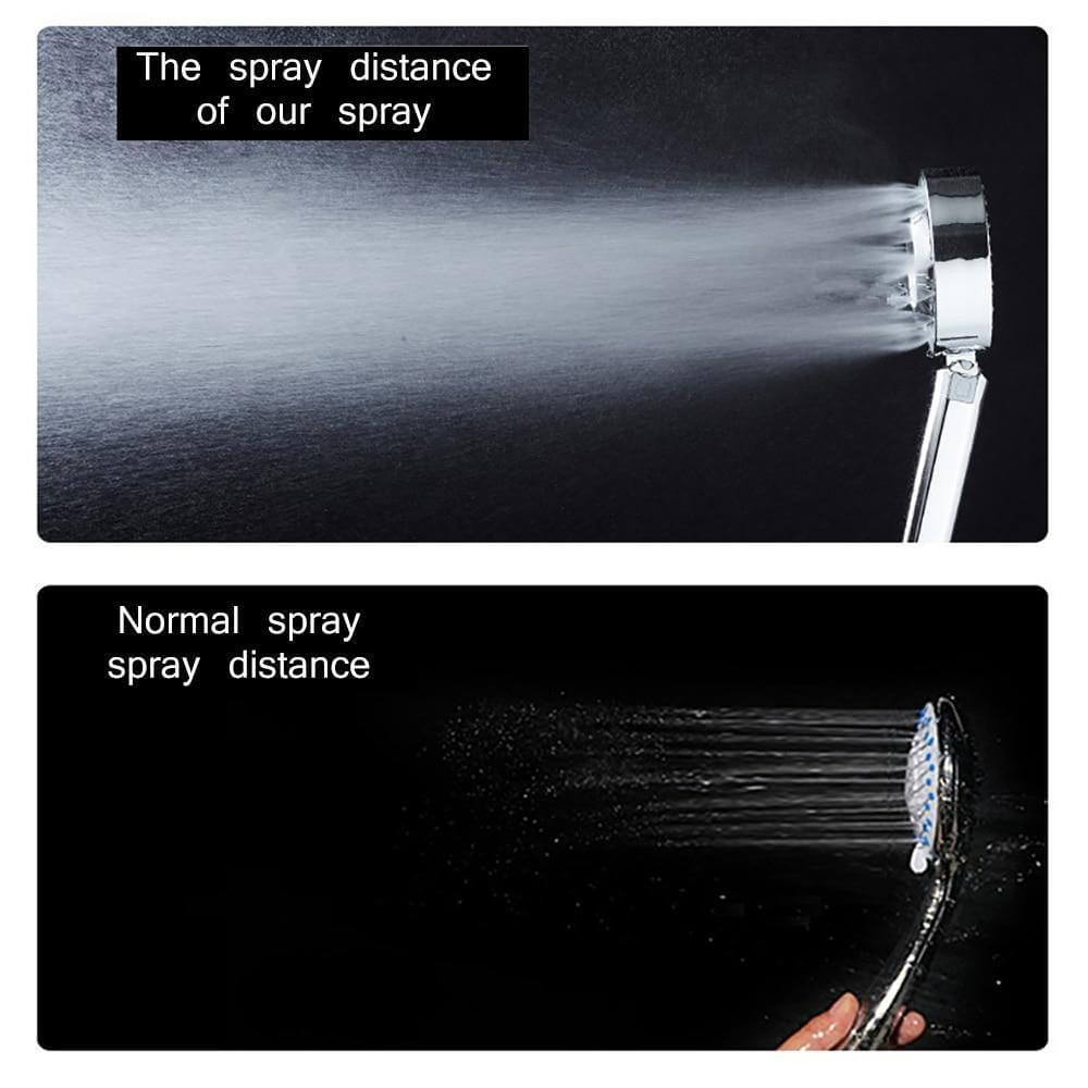 Double-Sided High Pressure Soap Dispensing Shower Head - MaviGadget