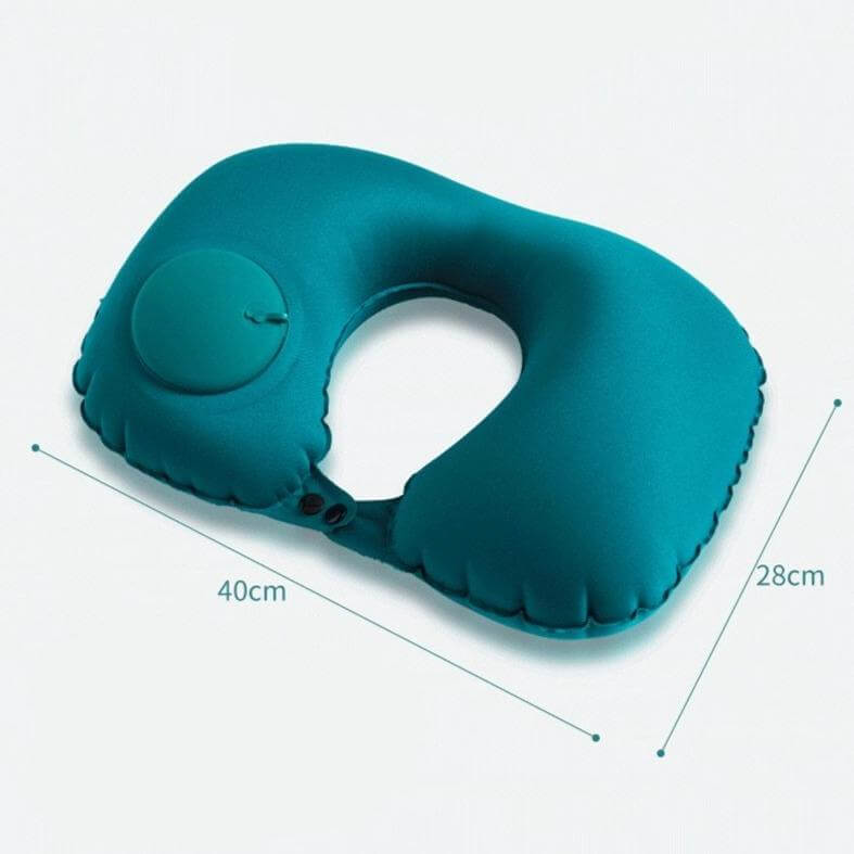 Inflatable Portable Comfy Travel Neck Pillow - MaviGadget