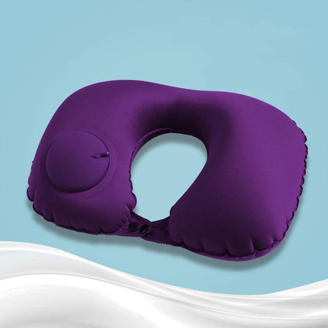 Inflatable Portable Comfy Travel Neck Pillow - MaviGadget