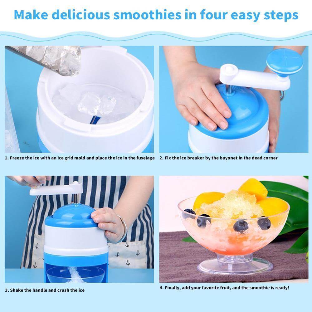 Portable Manual Easy Ice Crusher Maker - MaviGadget
