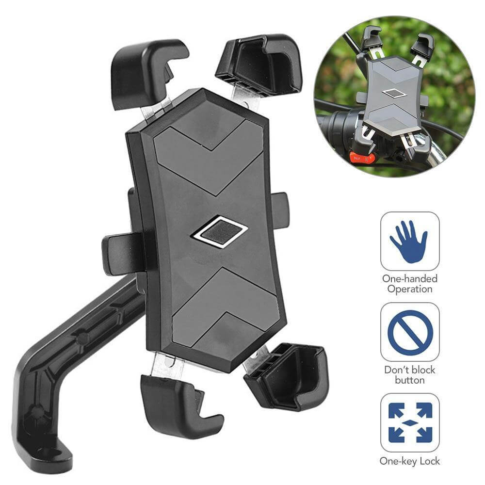 Adjustable 360 Automatic Bike Phone Holder - MaviGadget
