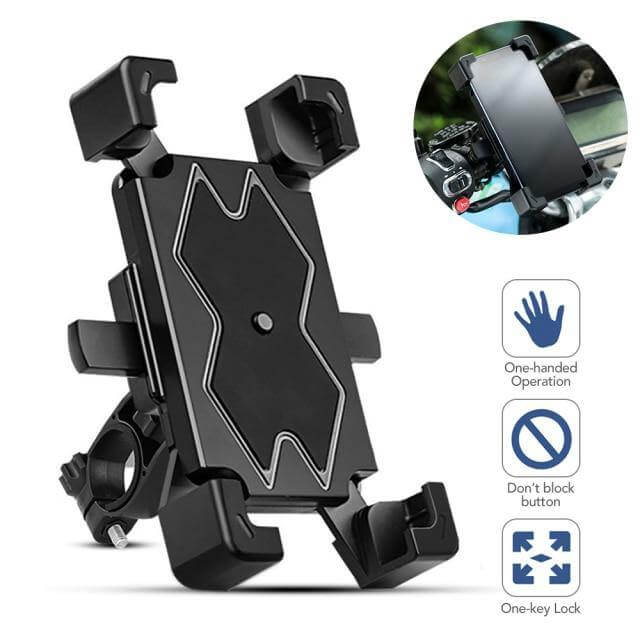 Adjustable 360 Automatic Bike Phone Holder - MaviGadget