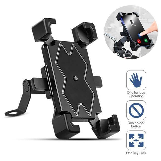 Adjustable 360 Automatic Bike Phone Holder - MaviGadget