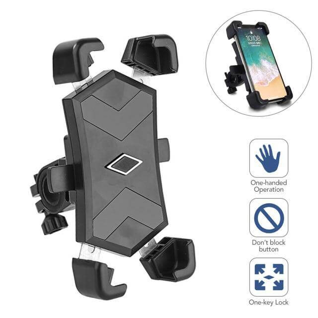 Adjustable 360 Automatic Bike Phone Holder - MaviGadget