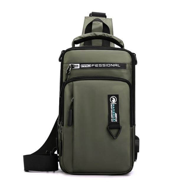 Waterproof USB Cross Body Shoulder Bag - MaviGadget