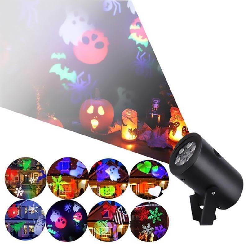 LED Halloween Decoration Landscape House Projector - MaviGadget