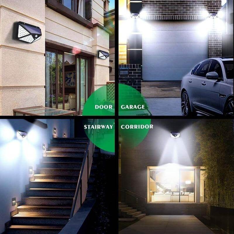 LED Outdoor Solar Light Wall Lamp - MaviGadget