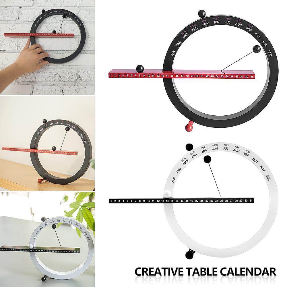 Flip Magnetic Manual Daily Desktop Calendar - MaviGadget