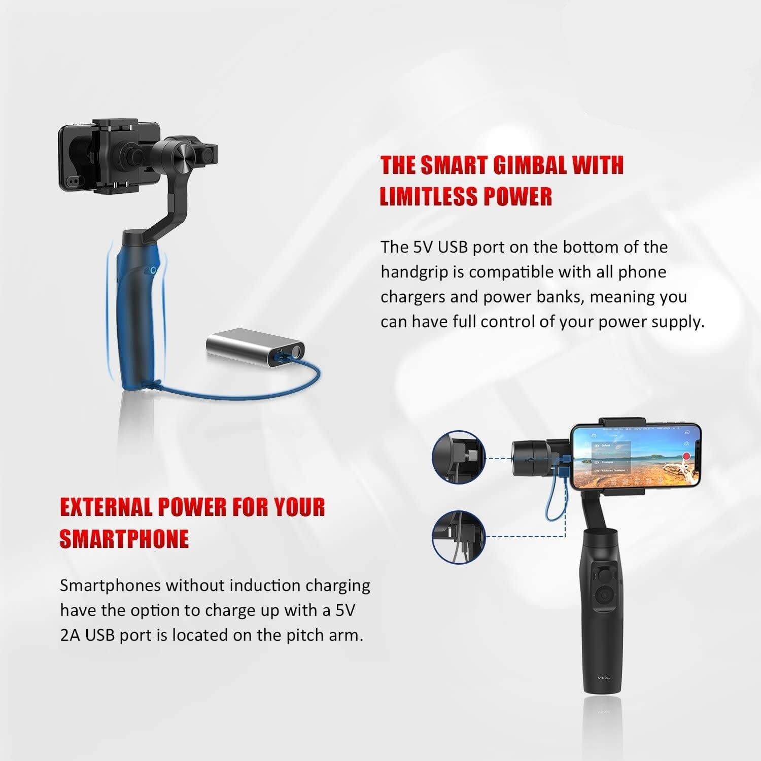 Smartphone Action Easy Portable Gimbal Stabilizer - MaviGadget