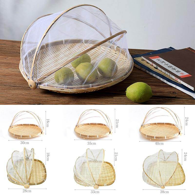 Anti-mosquito Food Serving Tent Basket Tray - MaviGadget