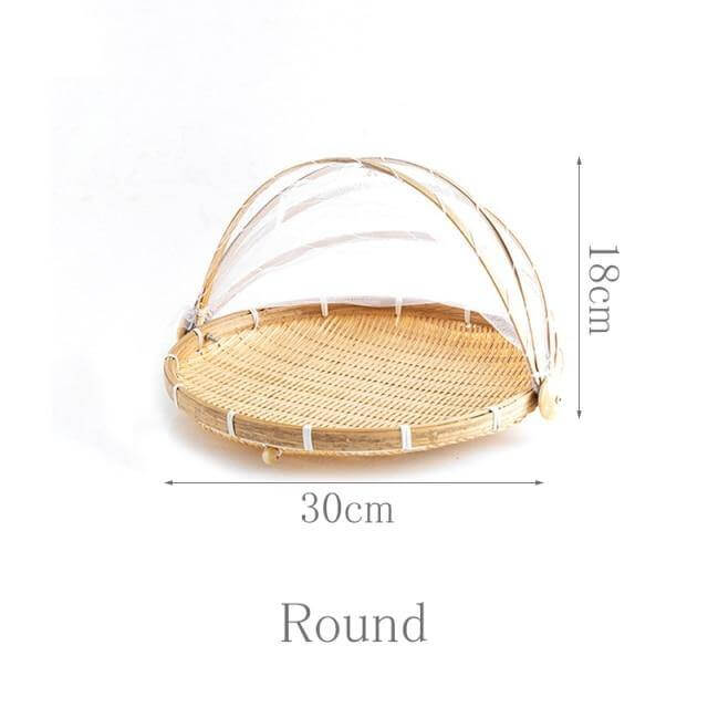 Anti-mosquito Food Serving Tent Basket Tray - MaviGadget