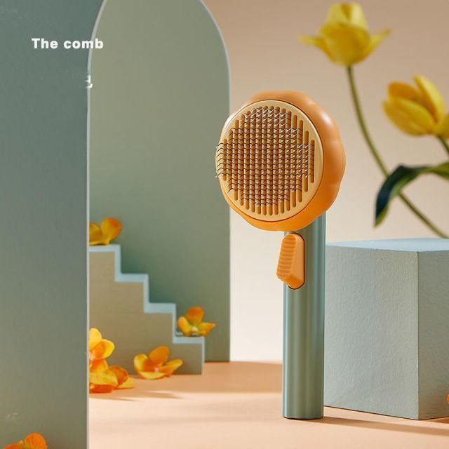 Pet Self Cleaning Hair Brush - MaviGadget