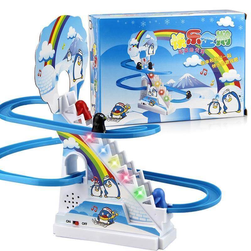 Electric Rail Stair Climbing Fun Kid Toy Set - MaviGadget