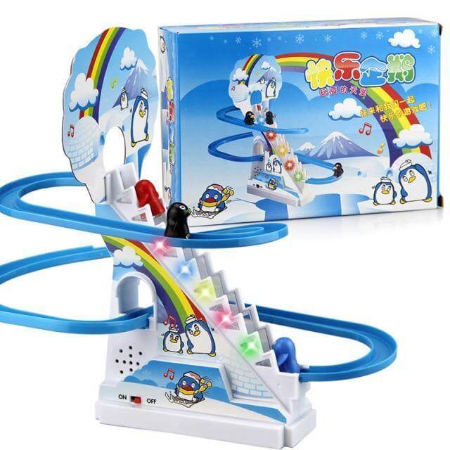 Electric Rail Stair Climbing Fun Kid Toy Set - MaviGadget