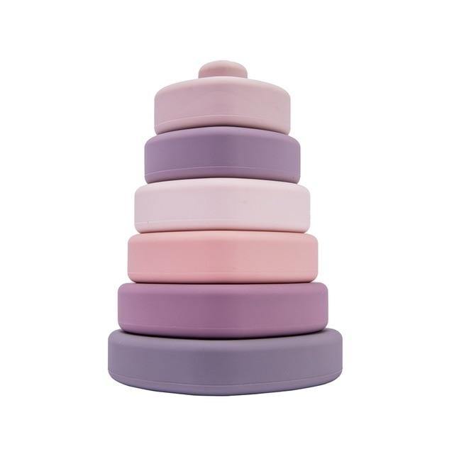 Baby Silicone Construction Stacking Smart Block Game - MaviGadget