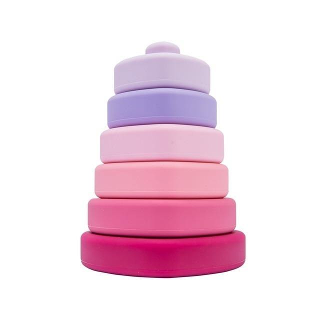 Baby Silicone Construction Stacking Smart Block Game - MaviGadget