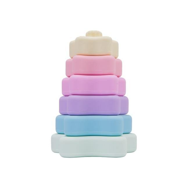 Baby Silicone Construction Stacking Smart Block Game - MaviGadget