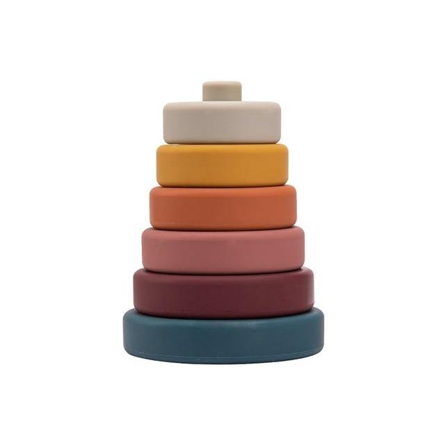 Baby Silicone Construction Stacking Smart Block Game - MaviGadget