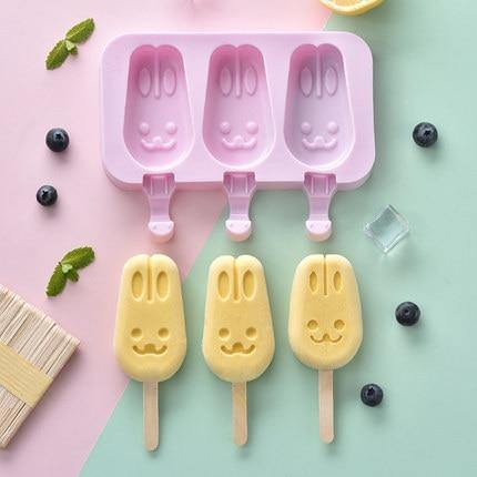 Silicone Cartoon Homemade Ice Cream Molds - MaviGadget