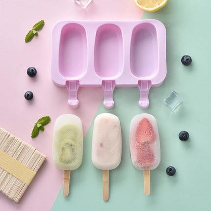 Silicone Cartoon Homemade Ice Cream Molds - MaviGadget