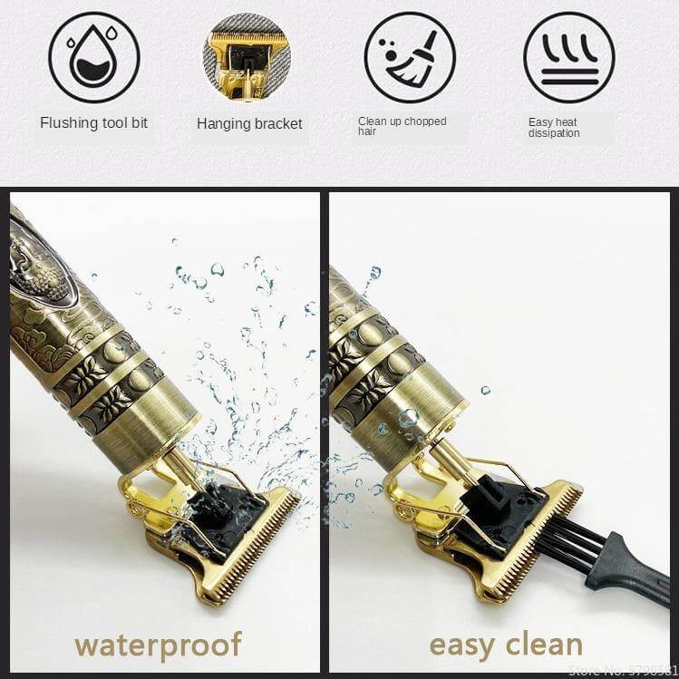 Elegant Vintage Professional Electric Men Hair Trimmer - MaviGadget