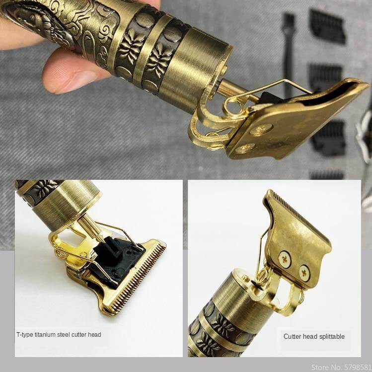 Elegant Vintage Professional Electric Men Hair Trimmer - MaviGadget