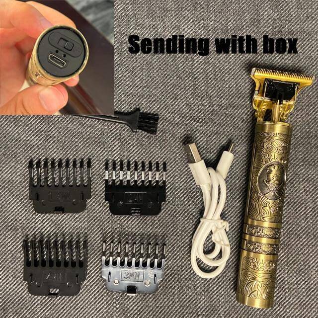 Elegant Vintage Professional Electric Men Hair Trimmer - MaviGadget