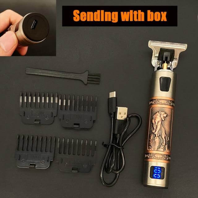 Elegant Vintage Professional Electric Men Hair Trimmer - MaviGadget