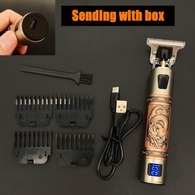 Elegant Vintage Professional Electric Men Hair Trimmer - MaviGadget