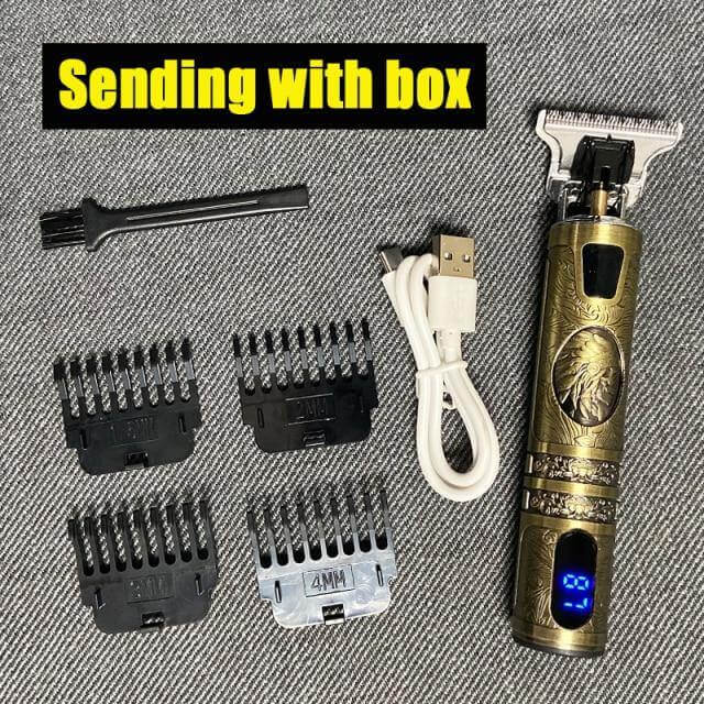 Elegant Vintage Professional Electric Men Hair Trimmer - MaviGadget