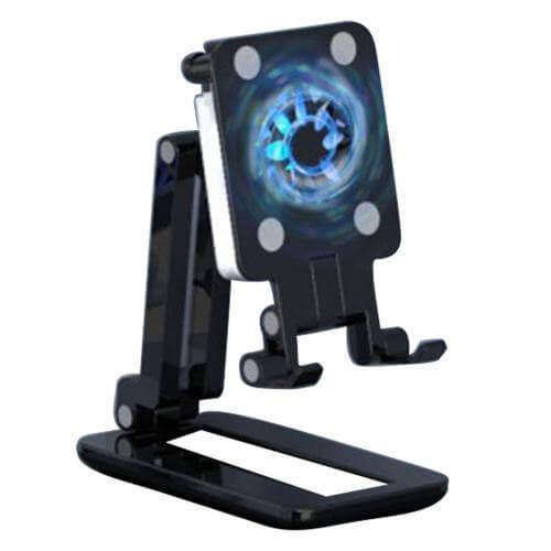 3in1 Selfie Light Adjustable Cooling Fan Phone Holder - MaviGadget
