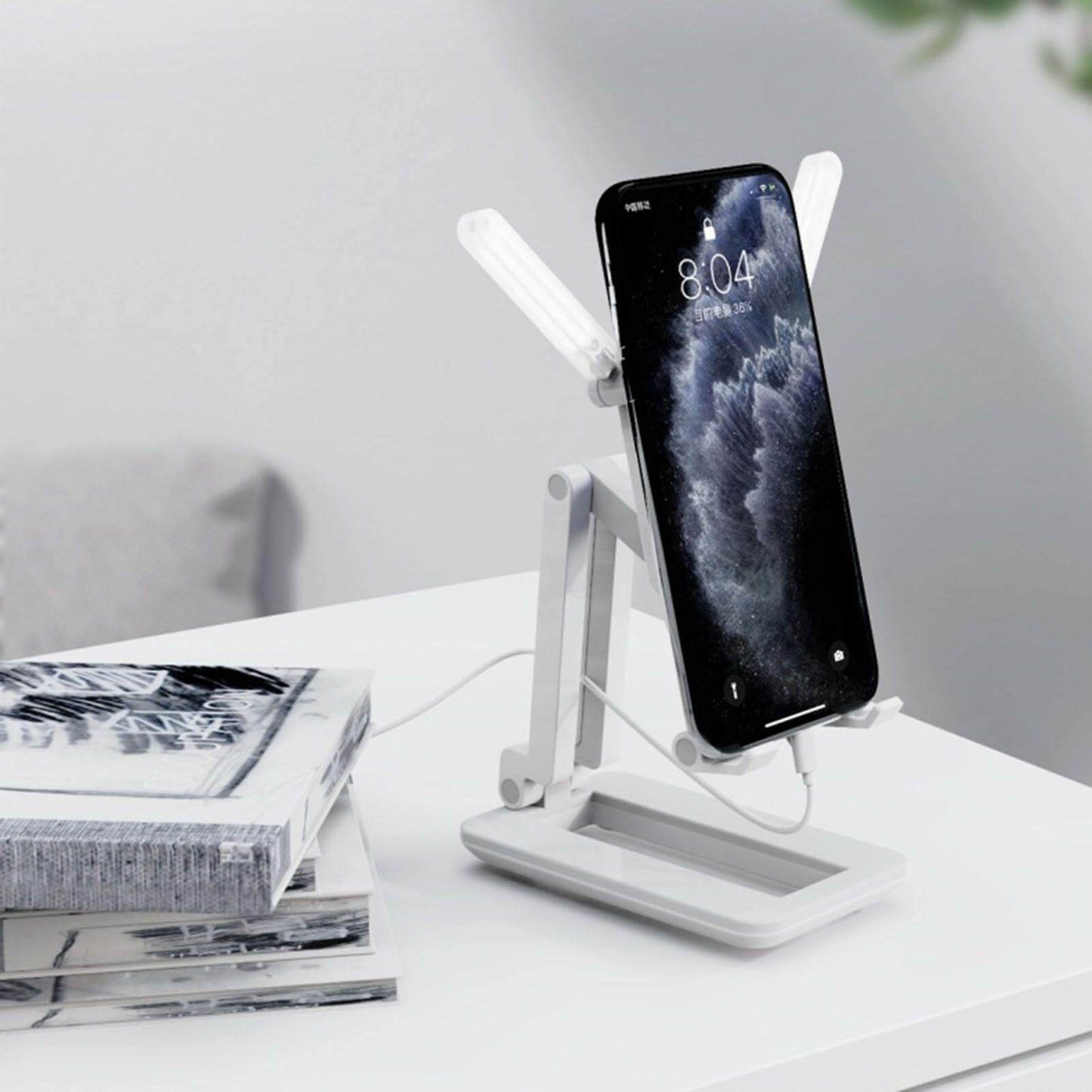 3in1 Selfie Light Adjustable Cooling Fan Phone Holder - MaviGadget