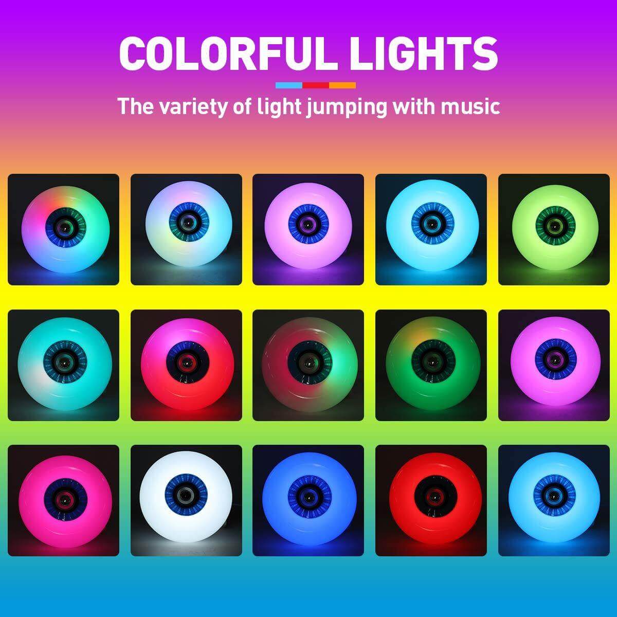 Modern LED Ceiling Bluetooth Music Light Bulb Lamp - MaviGadget