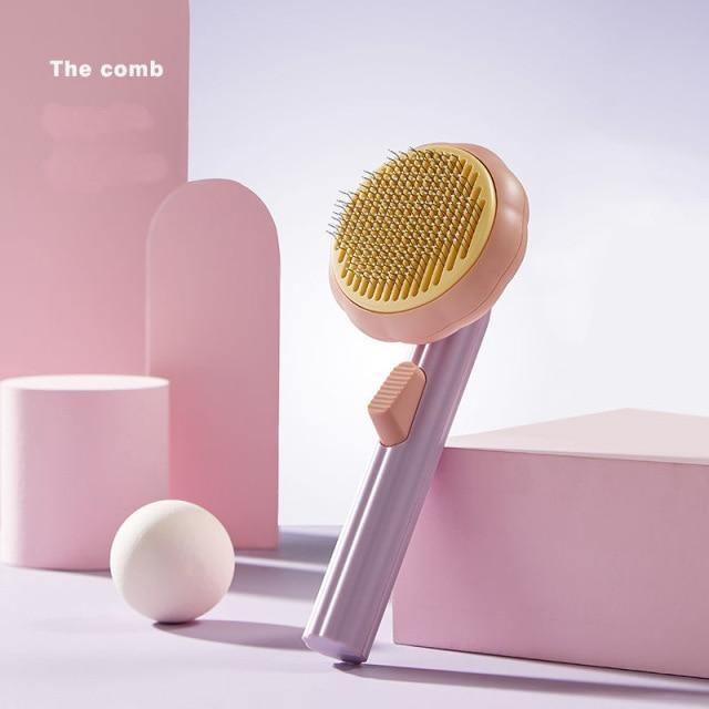 Pet Self Cleaning Hair Brush - MaviGadget