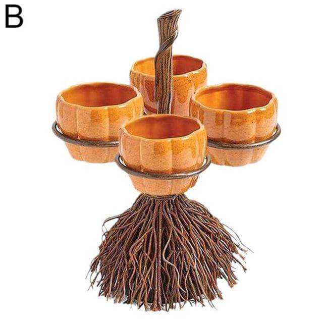 Cute Pumpkin Halloween Snack Bowl - MaviGadget