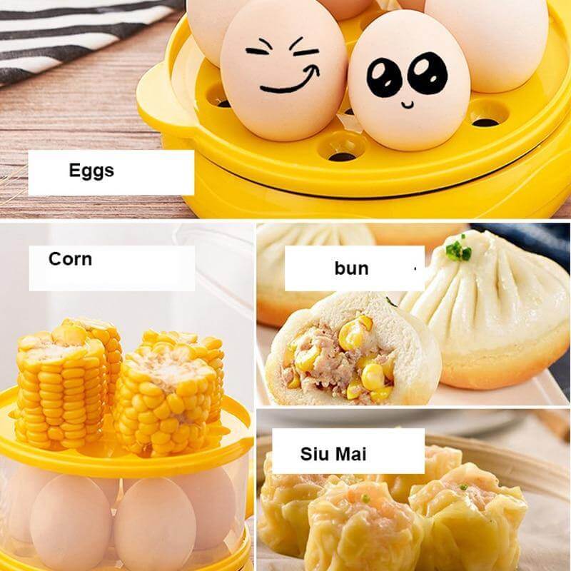 Multifunctional Non-stick Mini Electric Food Steamer - MaviGadget