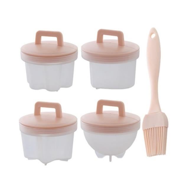 4pcs Silicone Steamed Egg Cooker - MaviGadget