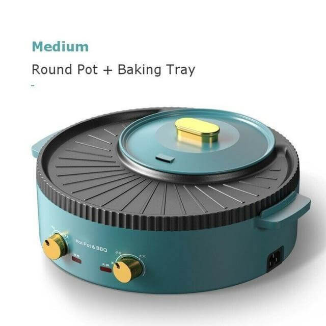 Korean Style Non-stick Smokeless Electric Barbecue Grill - MaviGadget
