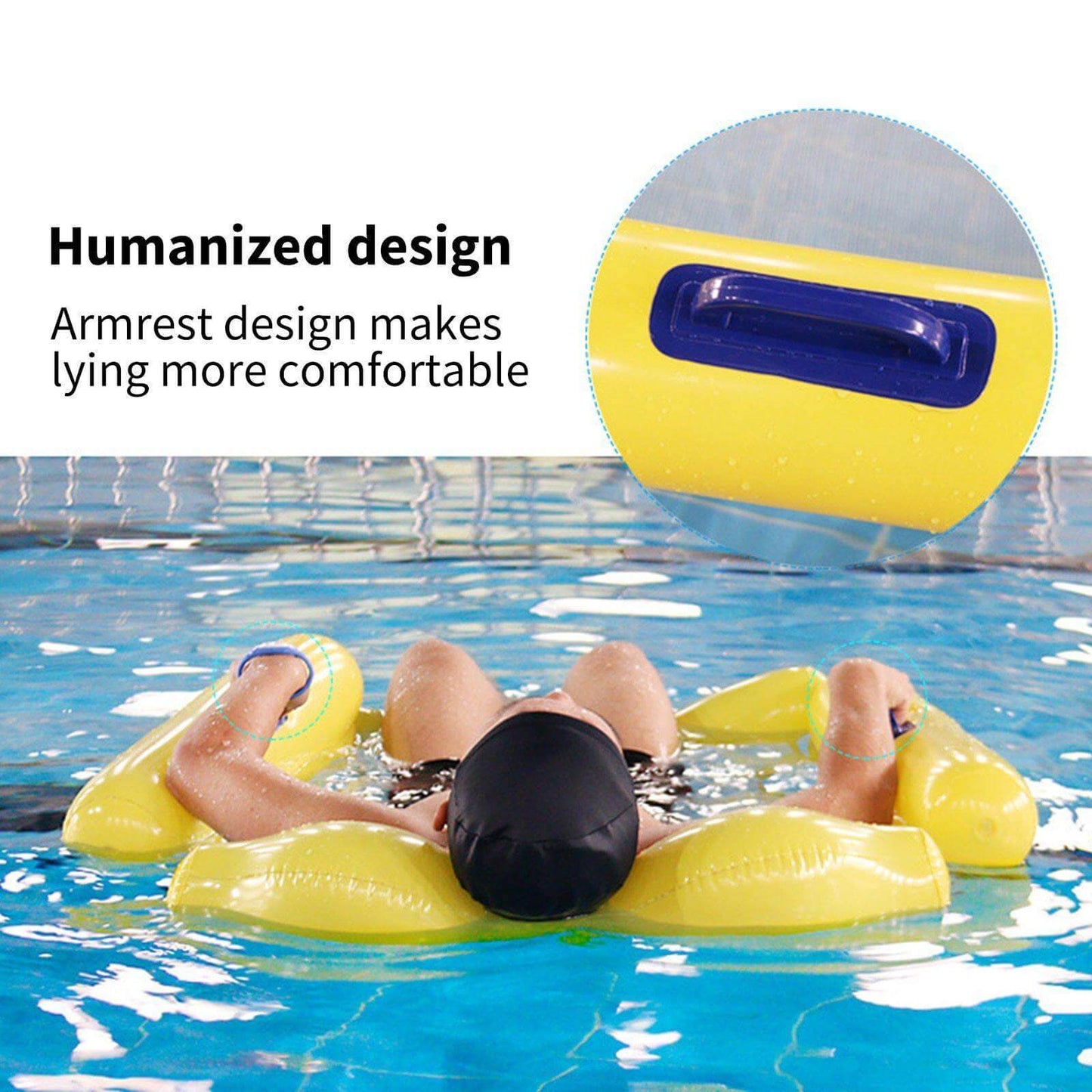Inflatable Floating Water Lounger Hammock - MaviGadget