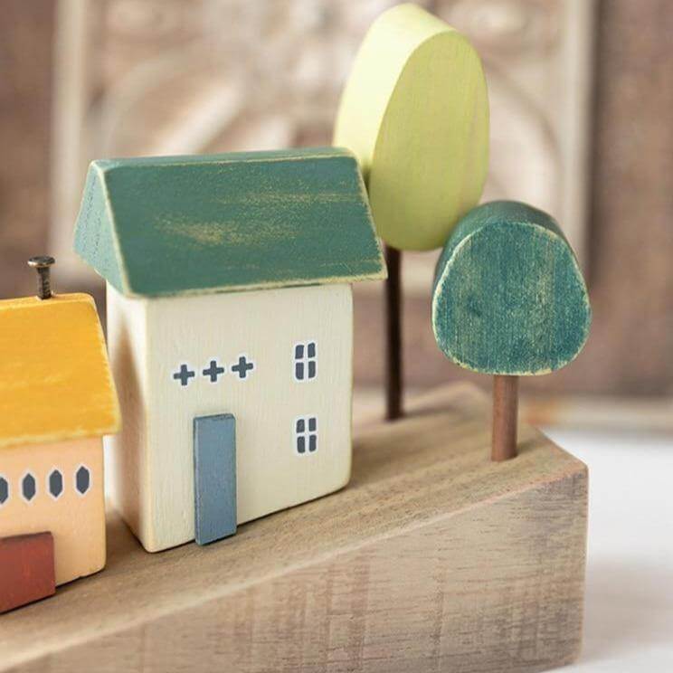 Nordic Wooden Miniature Hilly Neighborhood Home Decor - MaviGadget