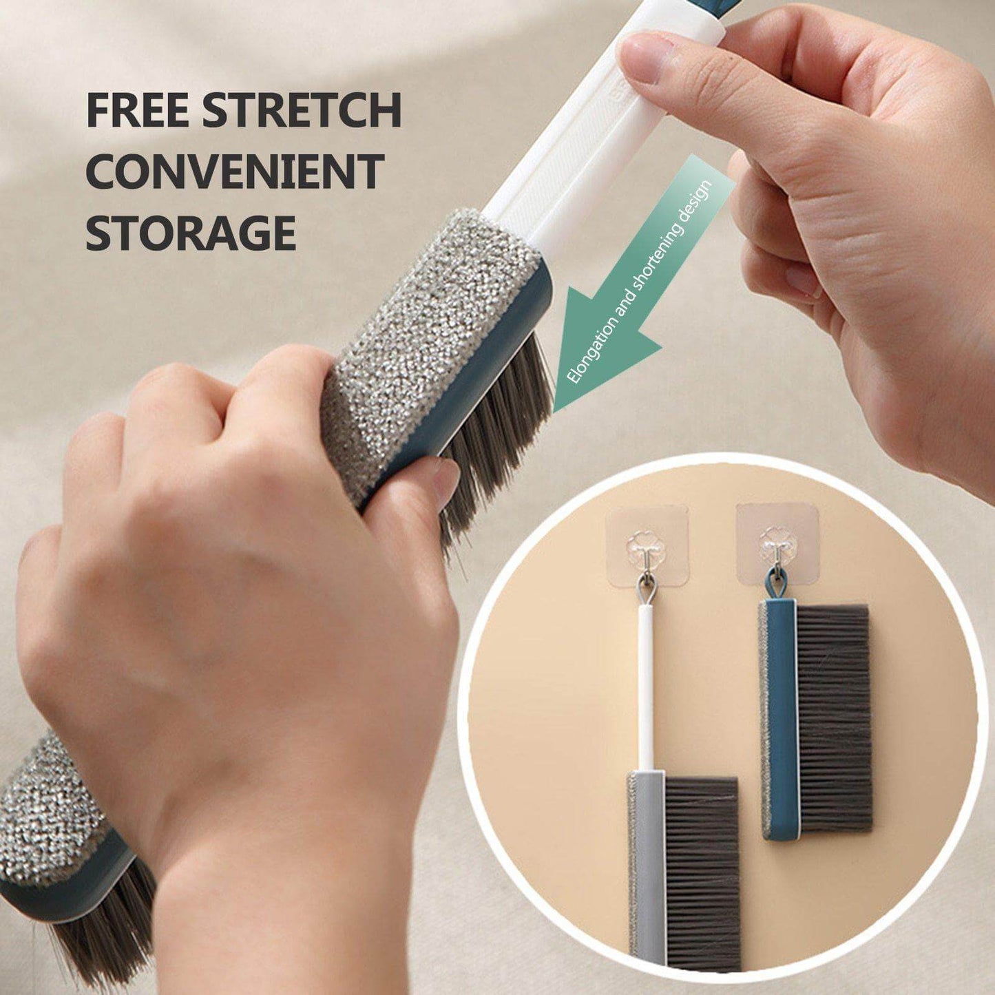 Modern Multifunctional Long Handle Hair Removing Sticky Brush - MaviGadget