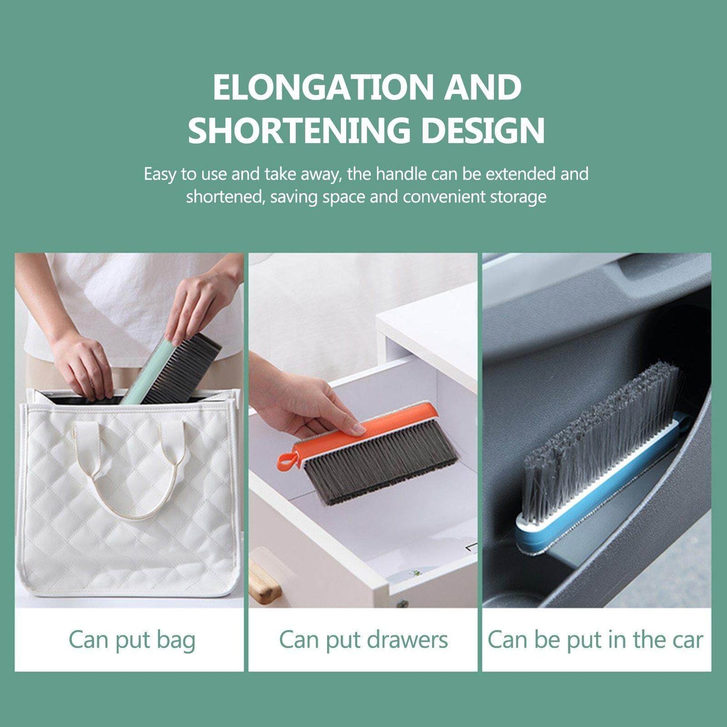 Modern Multifunctional Long Handle Hair Removing Sticky Brush - MaviGadget