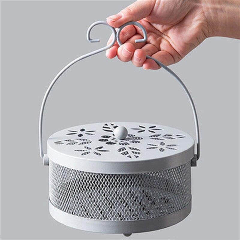 Iron Metal Hollow Decorative Mosquito Incense Box - MaviGadget