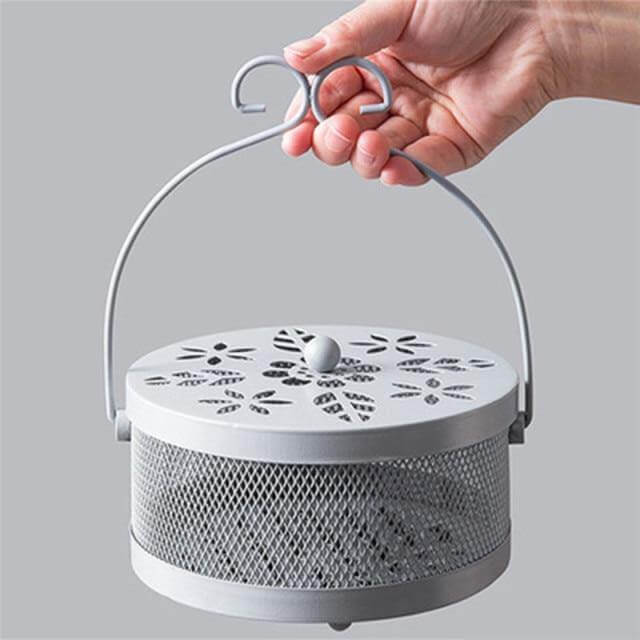 Iron Metal Hollow Decorative Mosquito Incense Box - MaviGadget