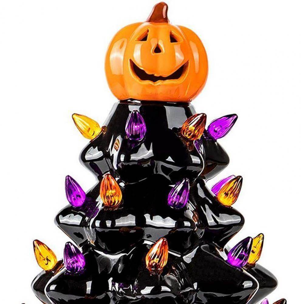 LED Light Halloween Pumpkin Ornament Tree - MaviGadget
